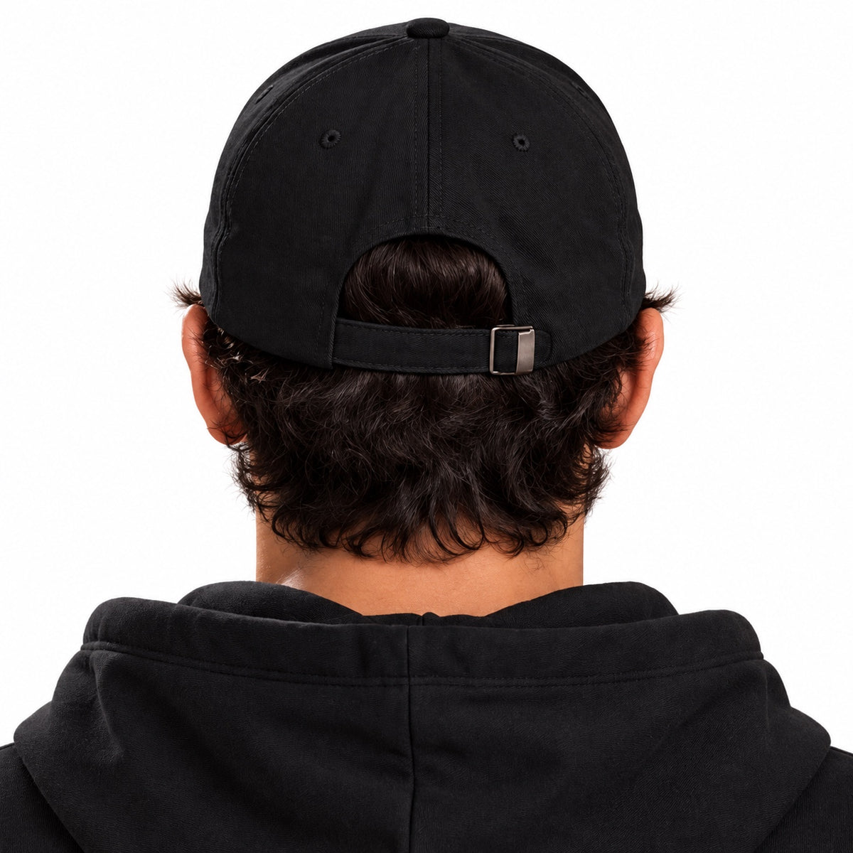 ACTIVX Baseball Cap in Black — male back view