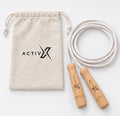 ACTIVX Cotton Jump Rope — rope and pouch